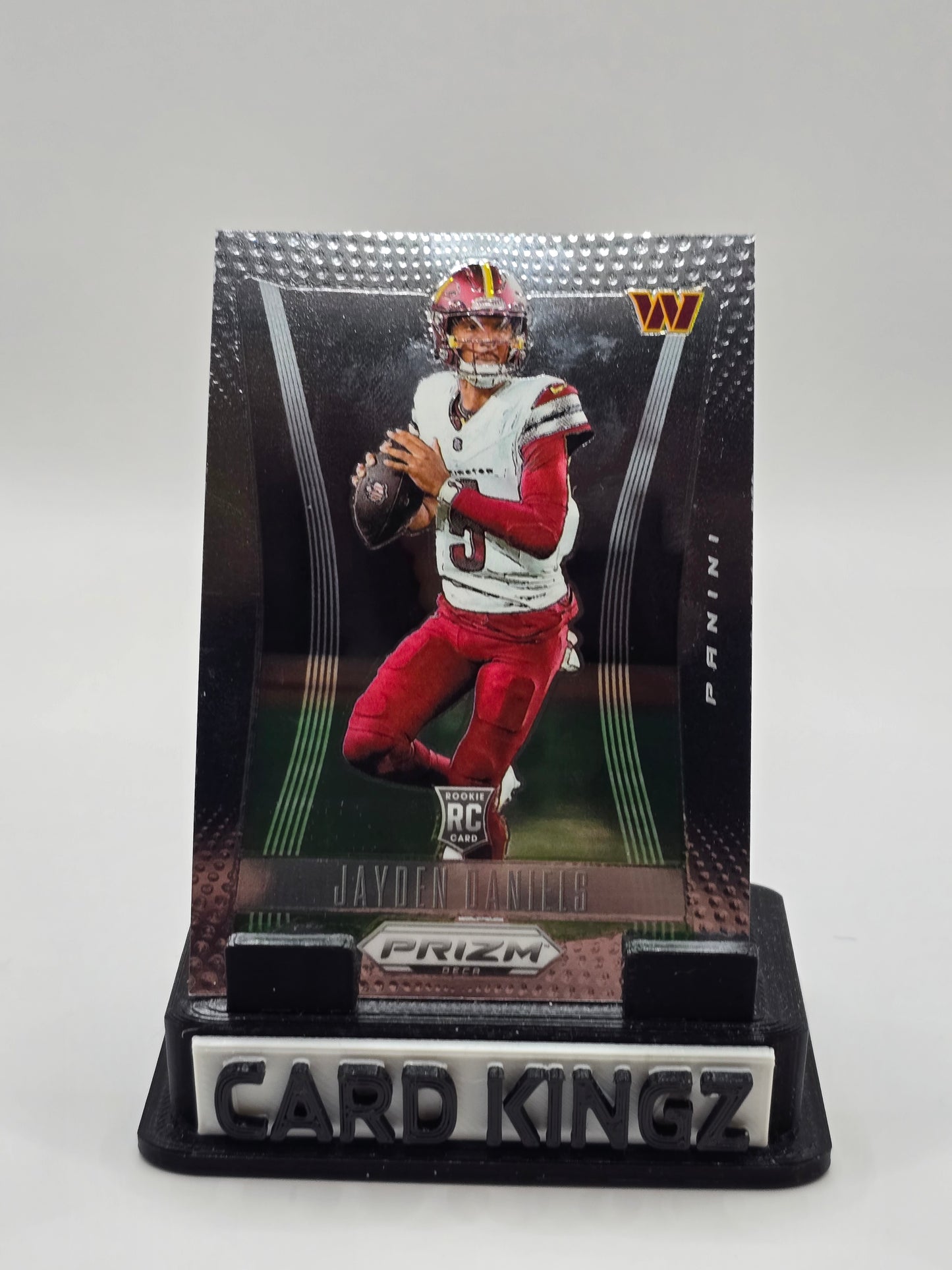 2024 Panini Prizm Jayden Daniels Rookie Card RC #347 Prizm Commanders