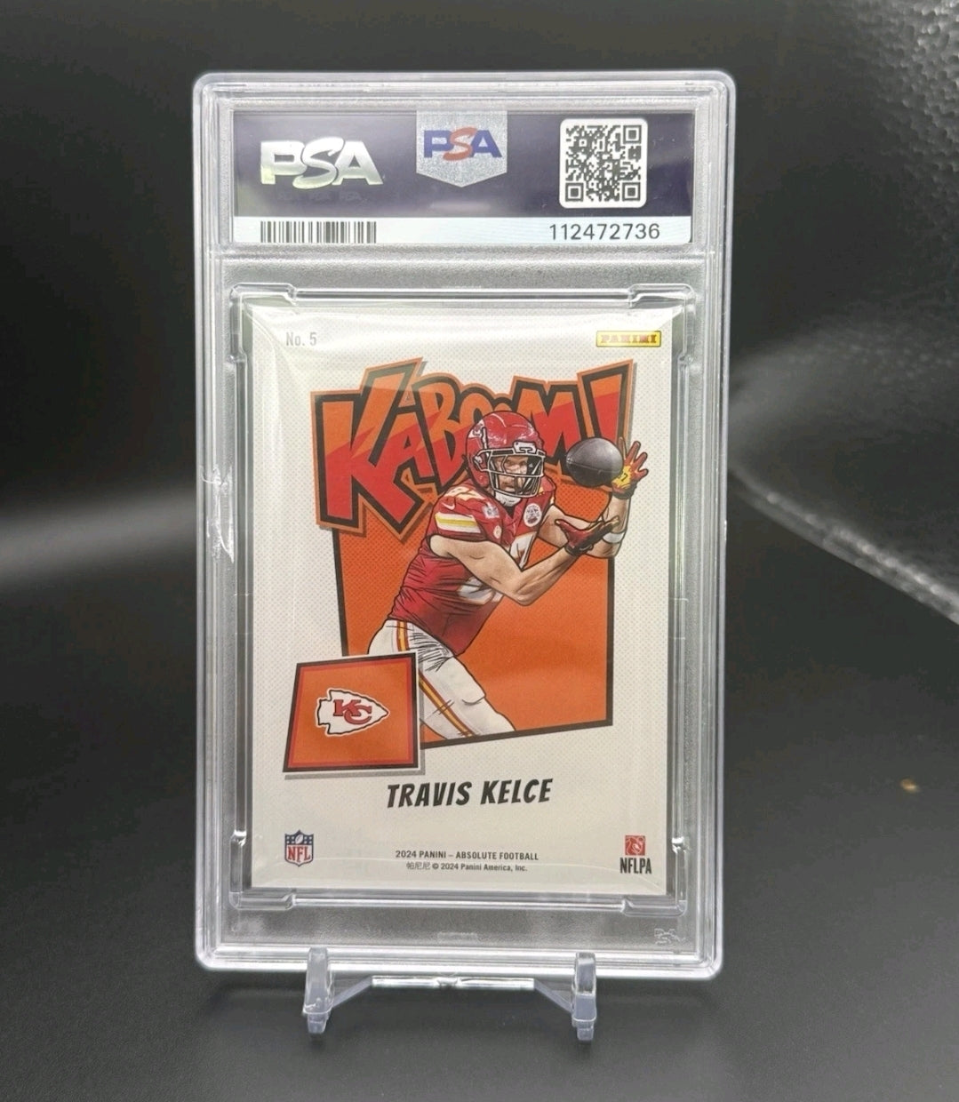 2024 PANINI ABSOLUTE KABOOM! HORIZONTAL 5 TRAVIS KELCE