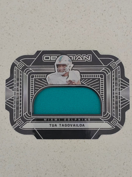 2021 Panini Obsidian Eclipse Memorabilia Tua Tagovailoa Patch Card