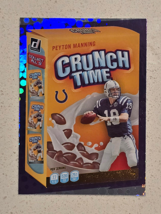 Peyton Manning "Crunch Time" - 2022 Donruss