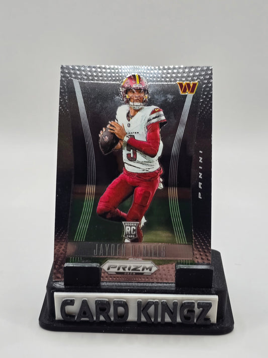 2024 Panini Prizm Jayden Daniels Rookie Card RC #347 Prizm Commanders