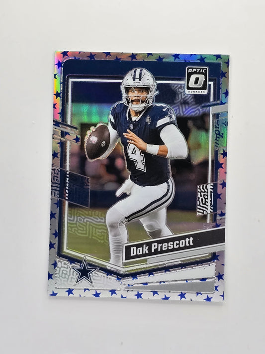 2023 Donruss Optic Football Dak Prescott Stars Prizm Color Match Logo Match #46