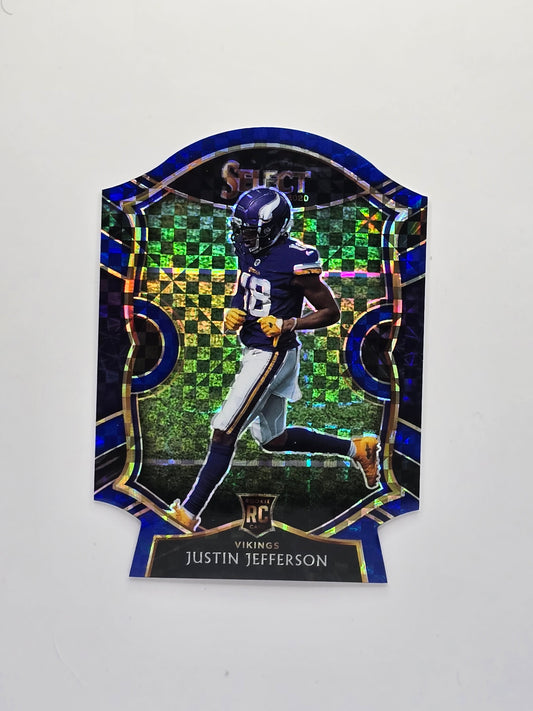 2020 Panini Select Justin Jefferson Rookie Card, Concourse Level,