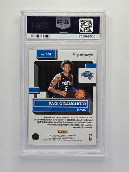 2022 Paolo Banchero Donruss Rated Rookie Sig-Choice Auto