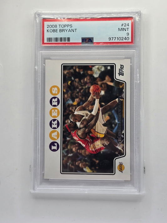 iconic 2008 Topps #24 Kobe Bryant