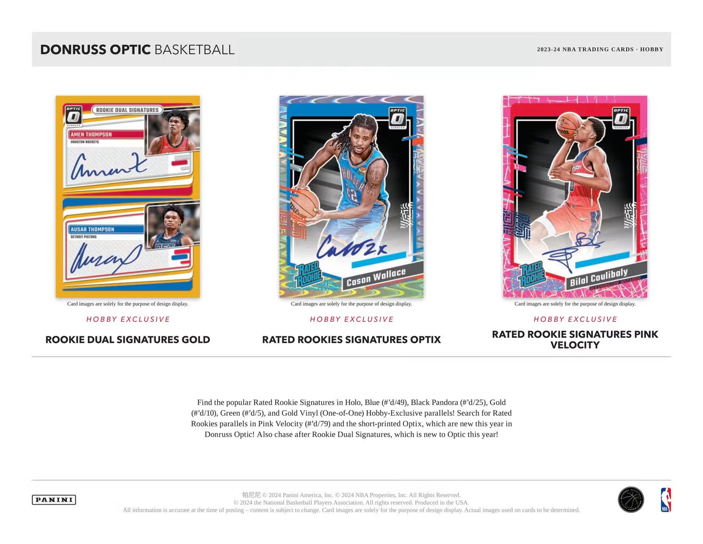2023–24 Panini Donruss Optic Basketball Hobby Box Break