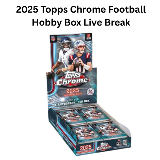 2025 Topps Chrome Football Hobby Box