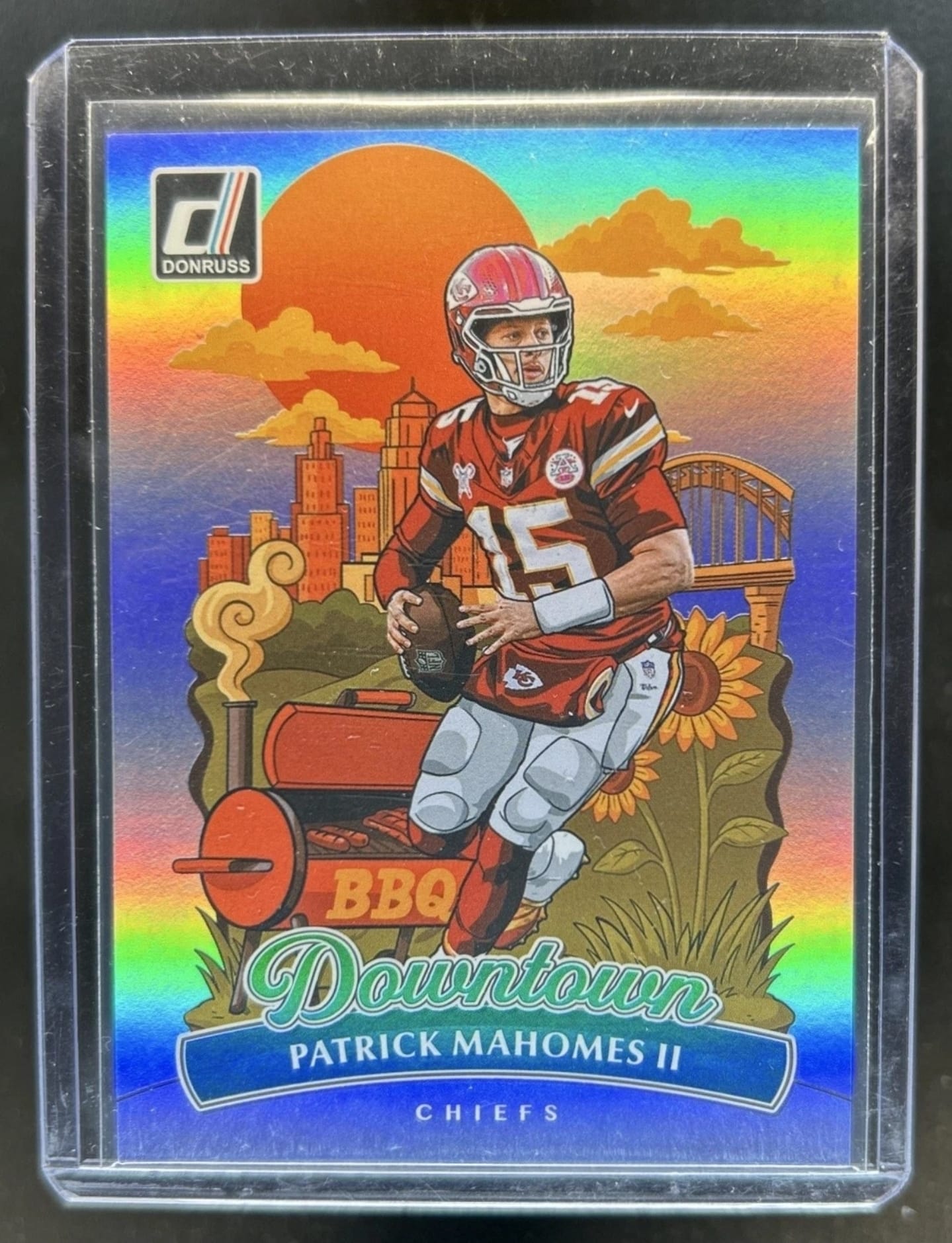 2025 Panini Donruss Patrick Mahomes Downtown! SP #8 Chiefs
